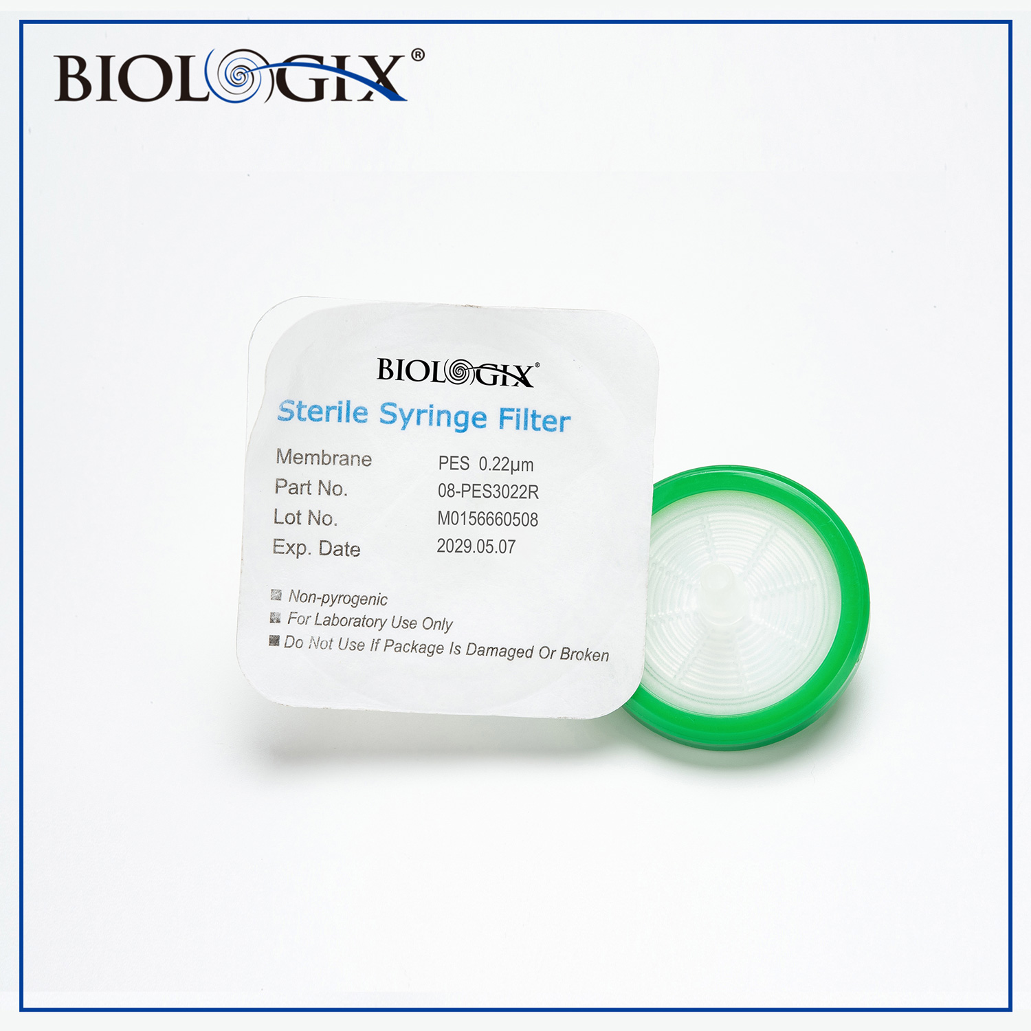 巴罗克-PES灭菌针式过滤器，0.22μm孔径，100个/包，400个/箱