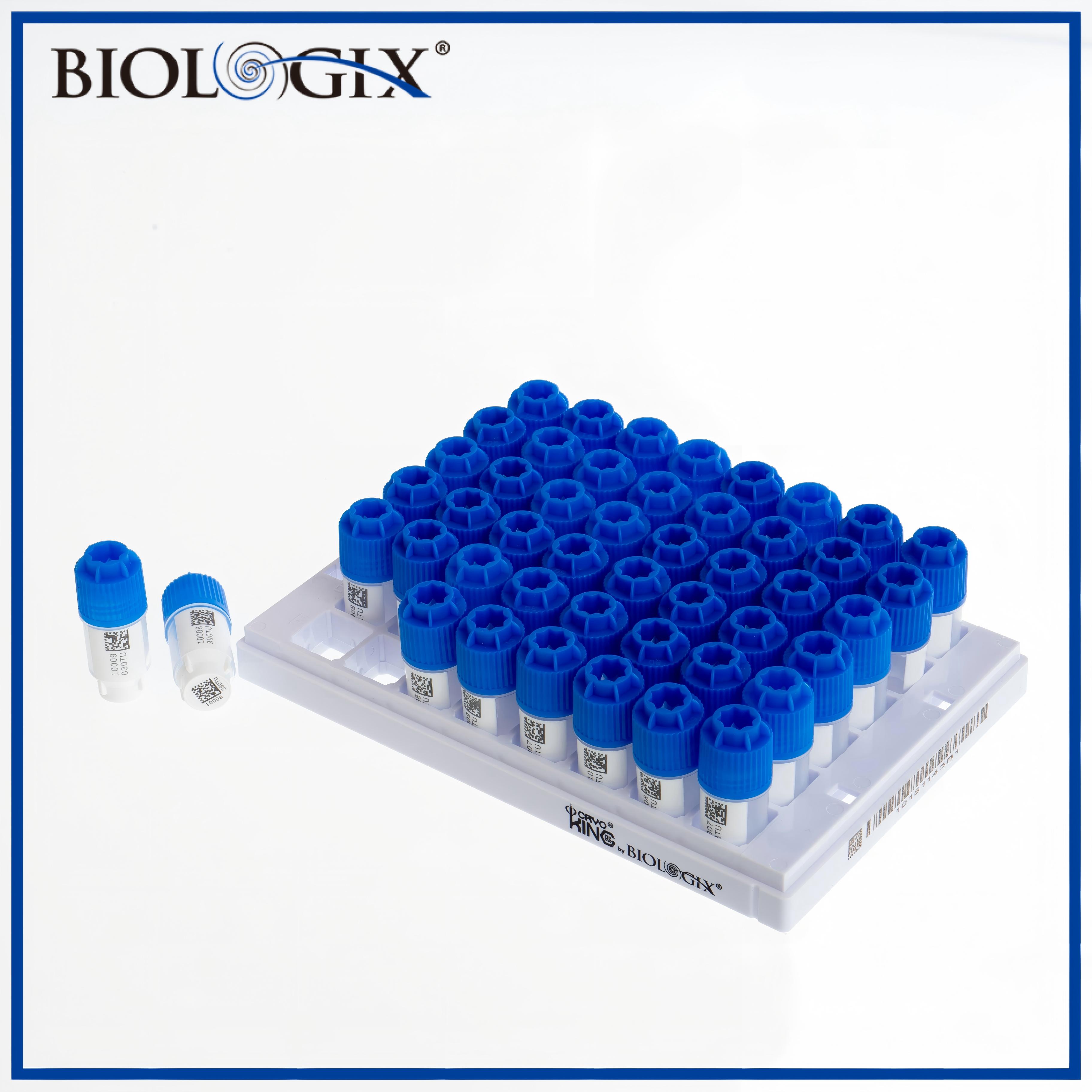 巴罗克-1ml-SBS标准外旋冻存管套装，四码合一，凸盖，48组冻存管 +1 个板架 / 盒 ，10 套/ 盒，2 盒 / 箱