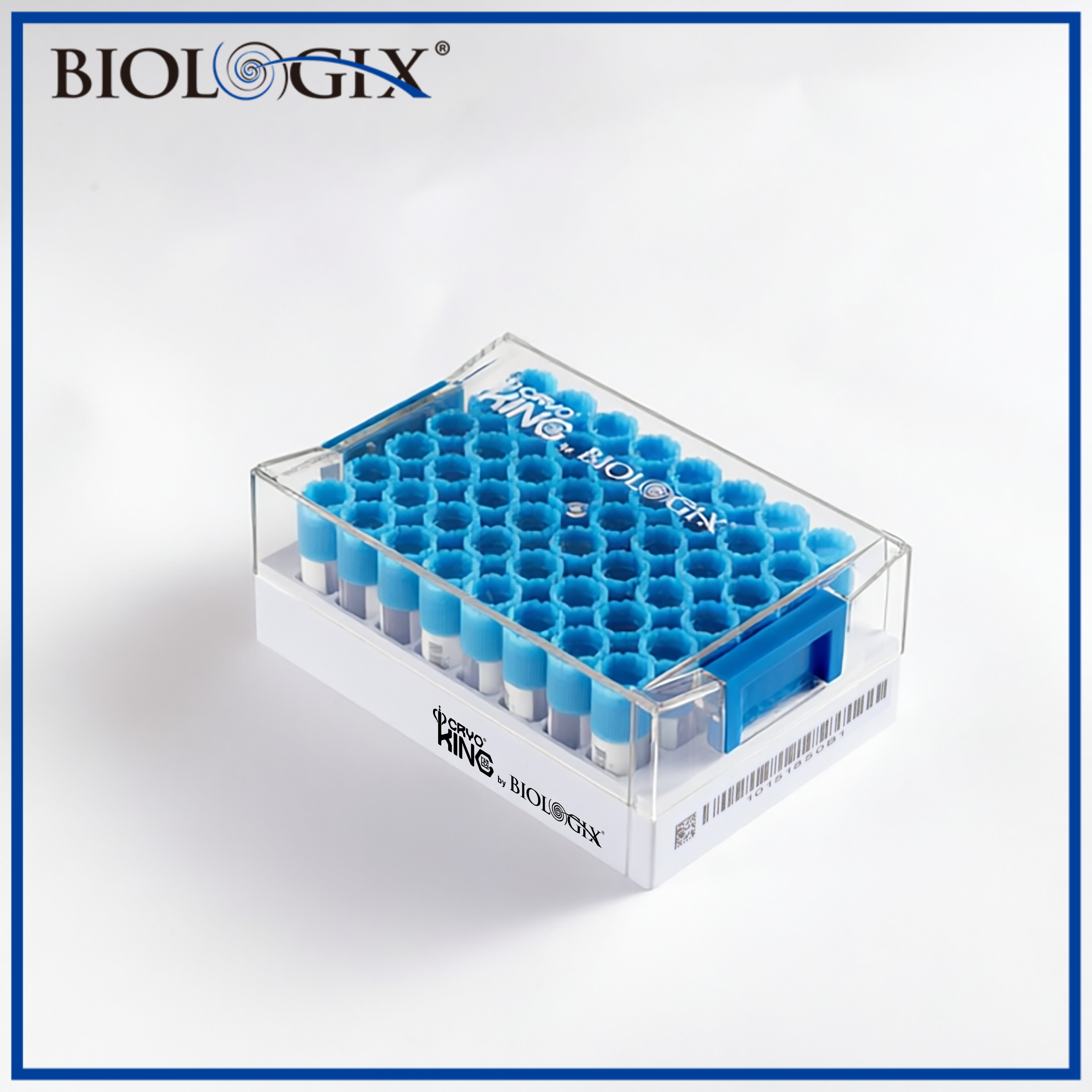 巴罗克-2ml-SBS标准外旋冻存管套装，四码合一，方孔，平盖，48组冻存管 +1 个板架 / 盒 ，10 套/盒，2 盒/箱