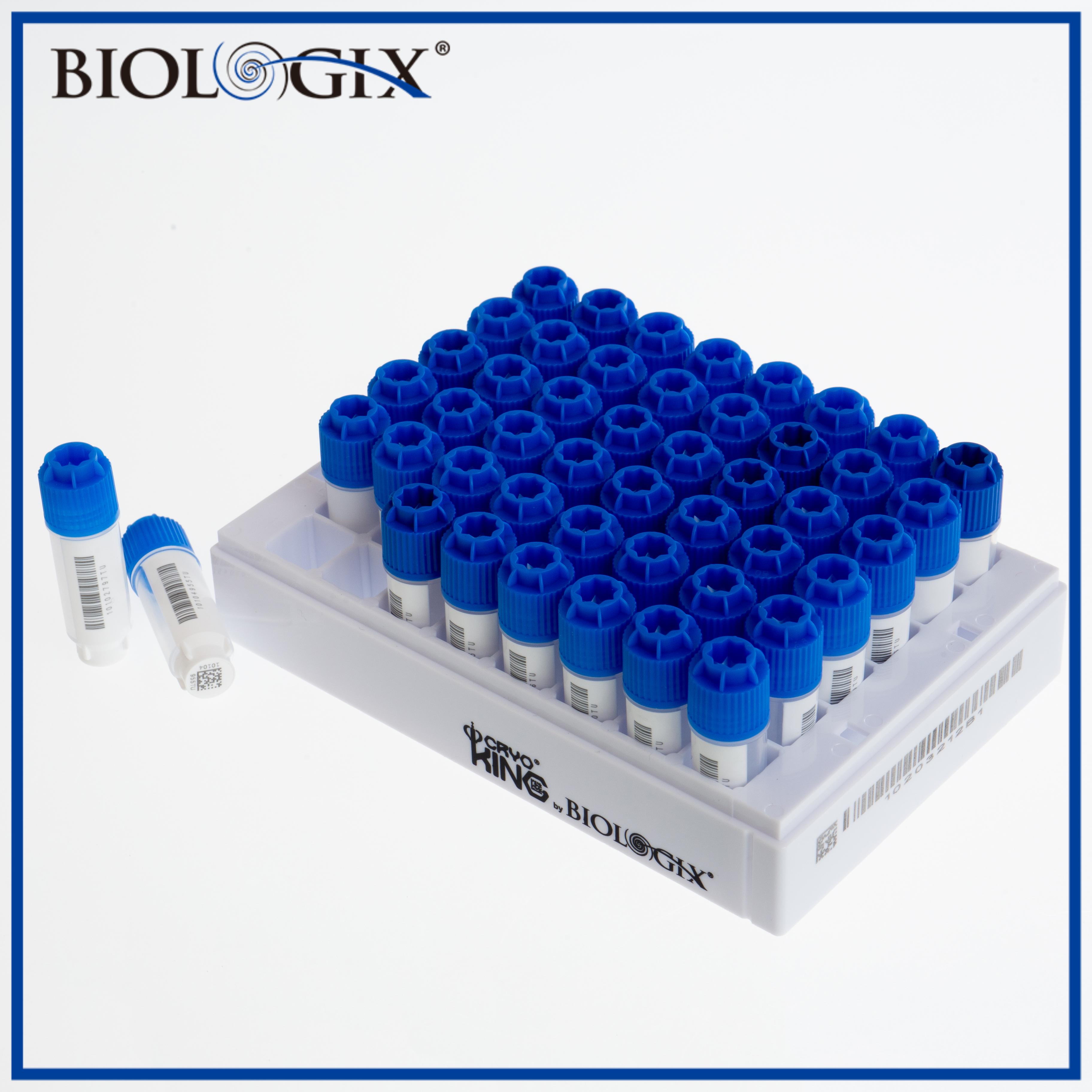 巴罗克-2ml-SBS标准外旋冻存管套装，四码合一，方孔，凸盖，48组冻存管 +1 个板架 / 盒 ，10套/盒，2盒/箱