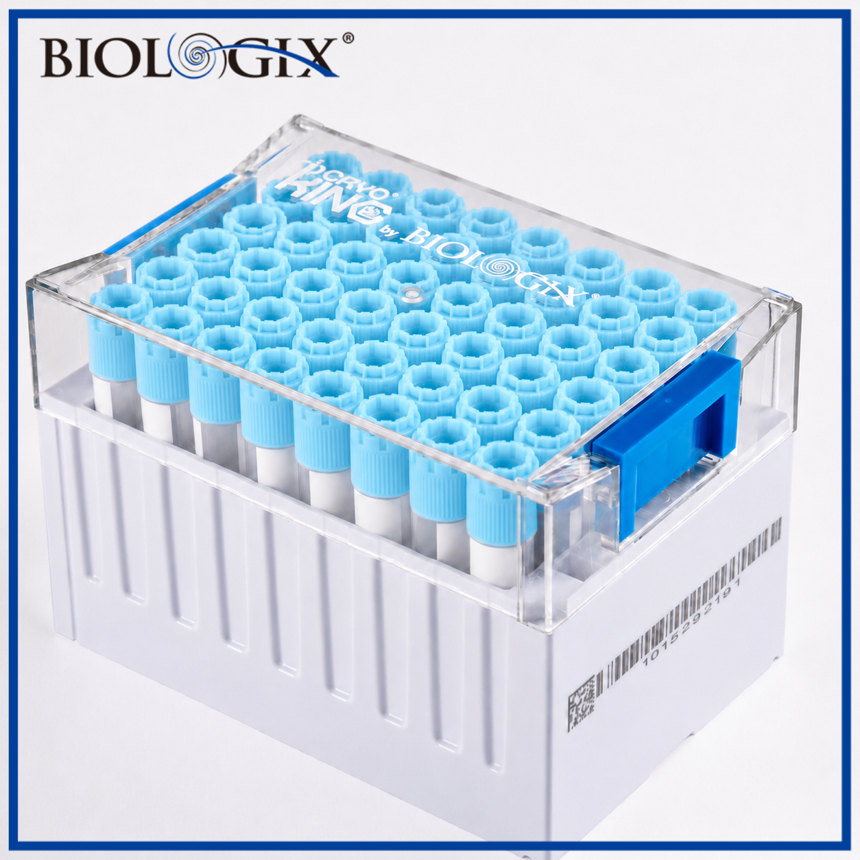 巴罗克-5ml-SBS标准外旋冻存管套装，四码合一，方孔，平盖，48组冻存管 +1 个板架 / 盒 ，6套/盒，2盒/箱