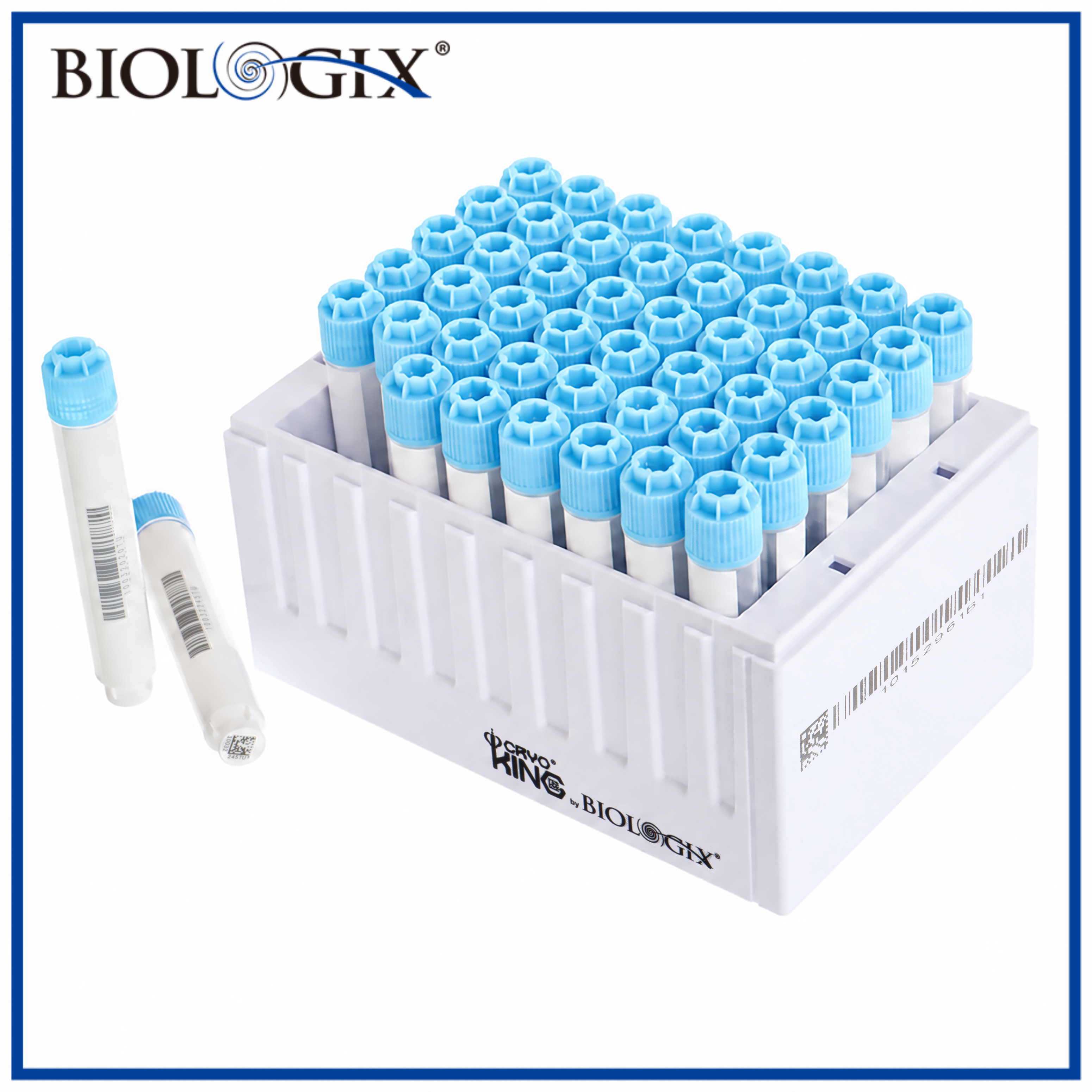 巴罗克-5ml-SBS标准外旋冻存管套装，四码合一，凸盖，48组冻存管 +1 个板架 / 套 ，6 套 / 盒，2 盒 / 箱