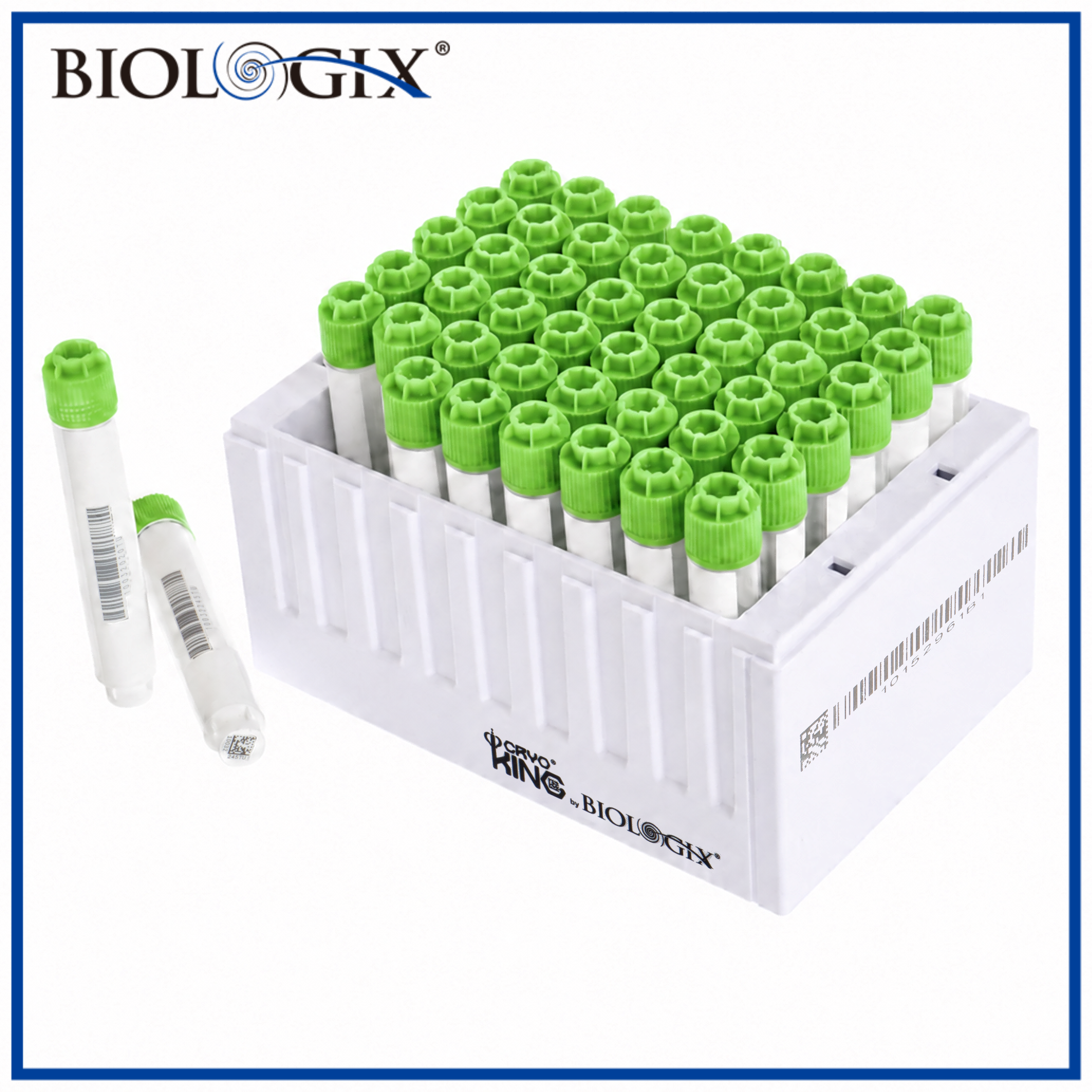 巴罗克-5ml-SBS标准外旋冻存管套装，四码合一，凸盖，48组冻存管 +1 个板架 / 套 ，6 套 / 盒，2 盒 / 箱