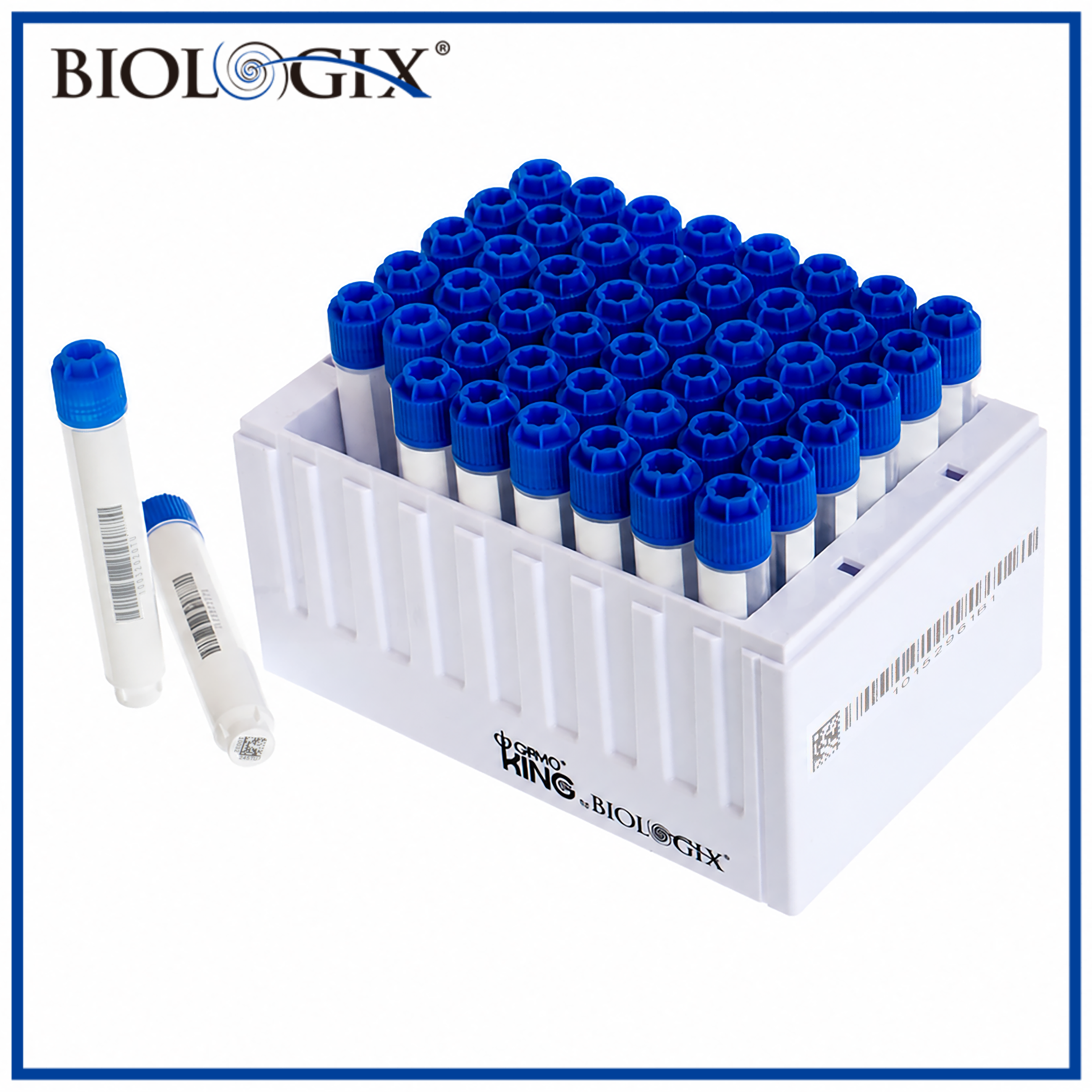 巴罗克-5ml-SBS标准外旋冻存管套装，四码合一，凸盖，48组冻存管 +1 个板架 / 套 ，6 套 / 盒，2 盒 / 箱