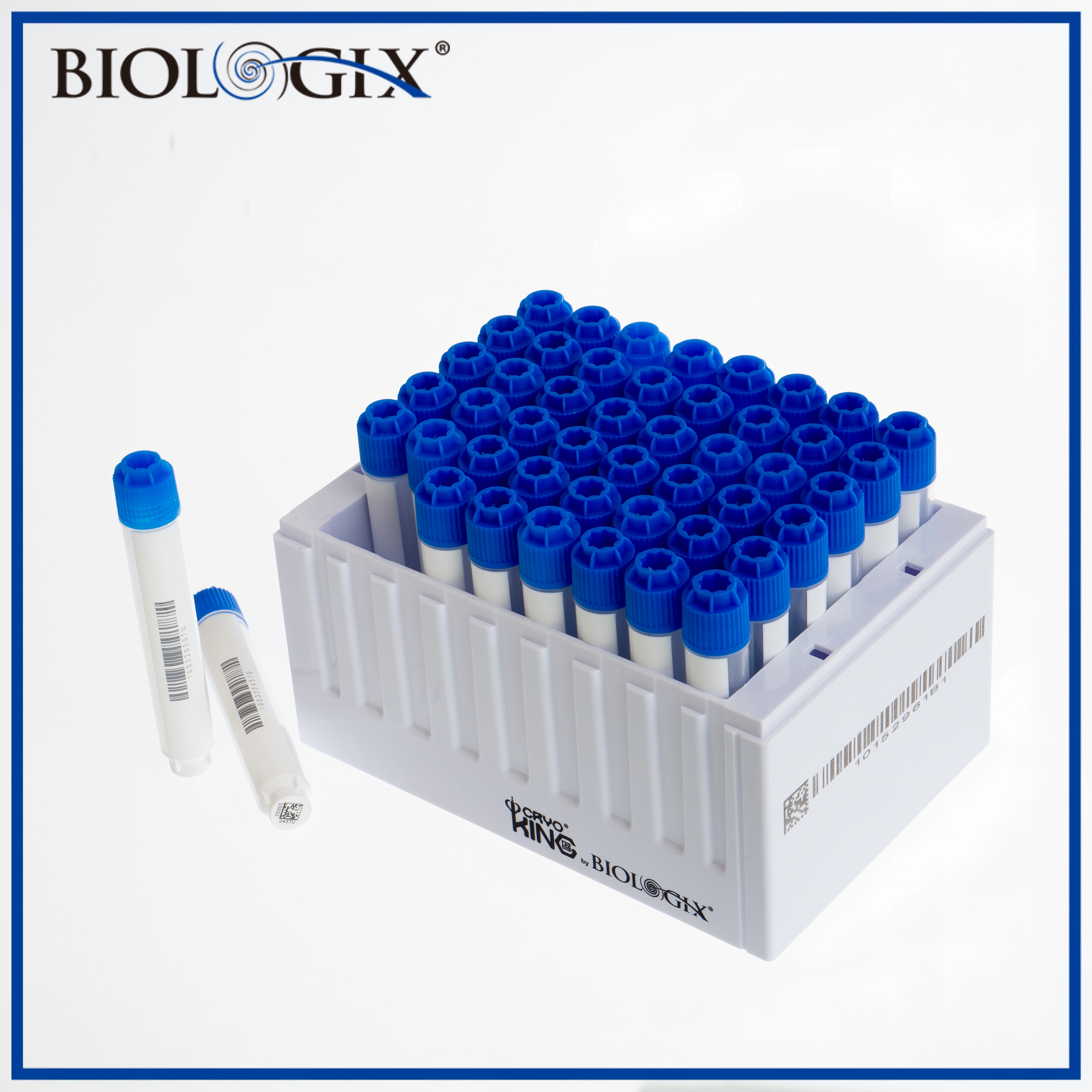 巴罗克-5ml-SBS标准外旋冻存管套装，四码合一，凸盖，48组冻存管 +1 个板架 / 套 ，6 套 / 盒，2 盒 / 箱