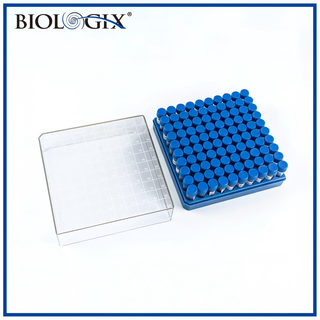 巴罗克-至尊顶配套装，1.0ml三码合一冻存管＋2英寸PC冻存盒，100格/套，6套/盒，12套/箱