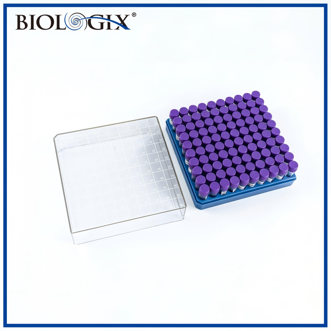 巴罗克-至尊顶配套装，1.0ml三码合一冻存管＋2英寸PC冻存盒，100格/套，6套/盒，12套/箱
