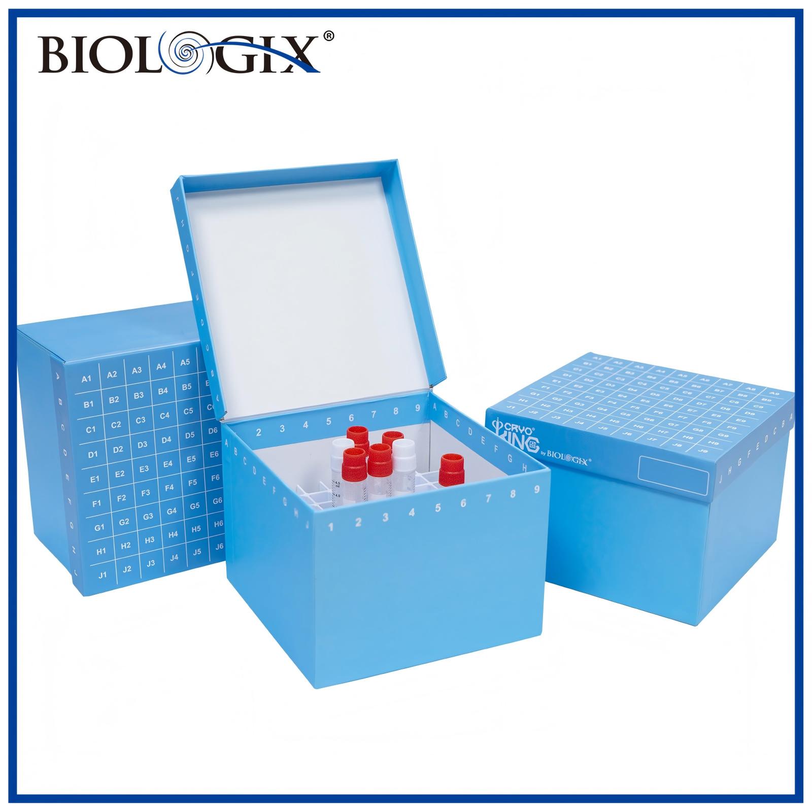 巴罗克-至尊ID-Color纸冻存盒，3.75英寸，81 格，PP材质，尺寸133x133x95mm，5个/袋，4袋/箱
