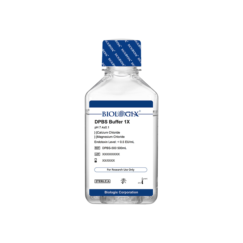 巴罗克-DPBS缓冲液（不含钙镁，1×），pH7.4，无菌，低内毒素，500ml/瓶，10瓶/箱