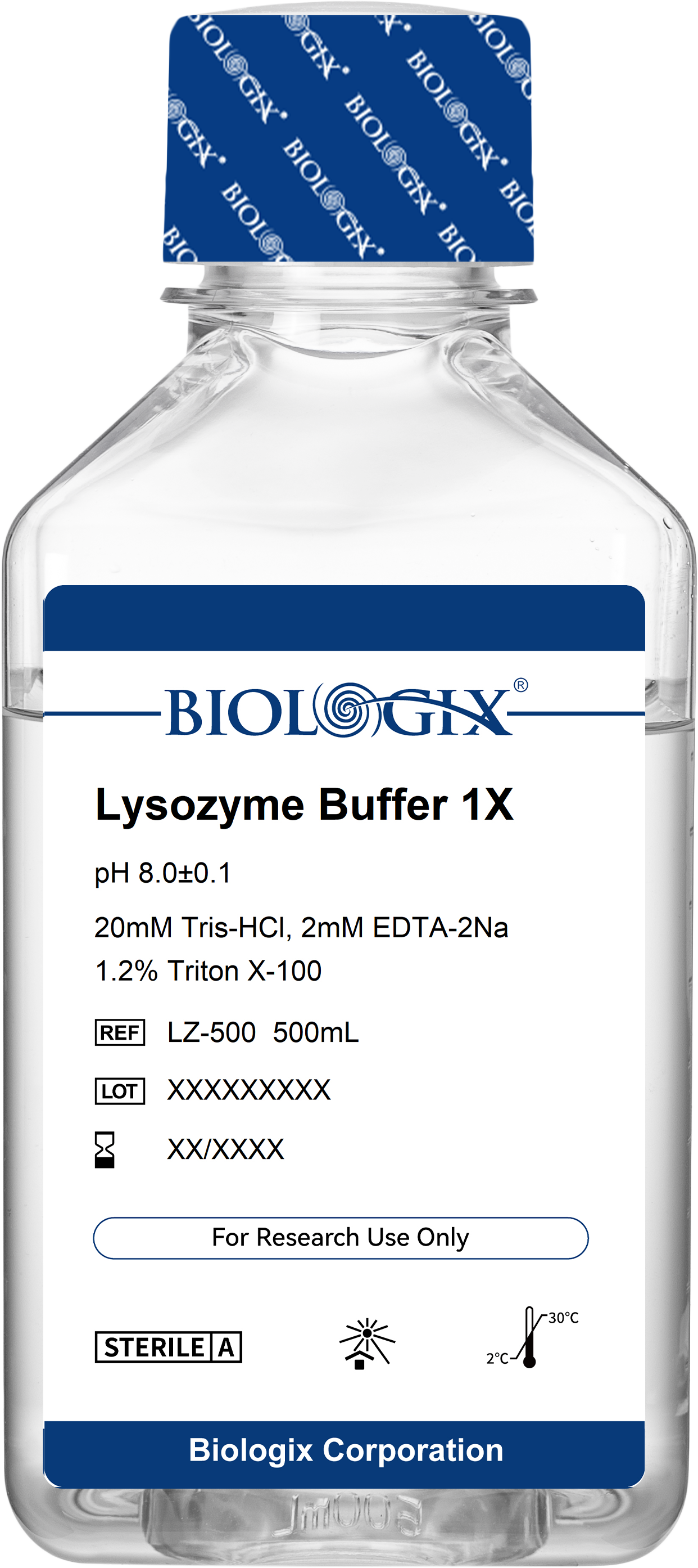 巴罗克-溶菌酶缓冲液，pH 8.0，500ml/瓶，10瓶/箱