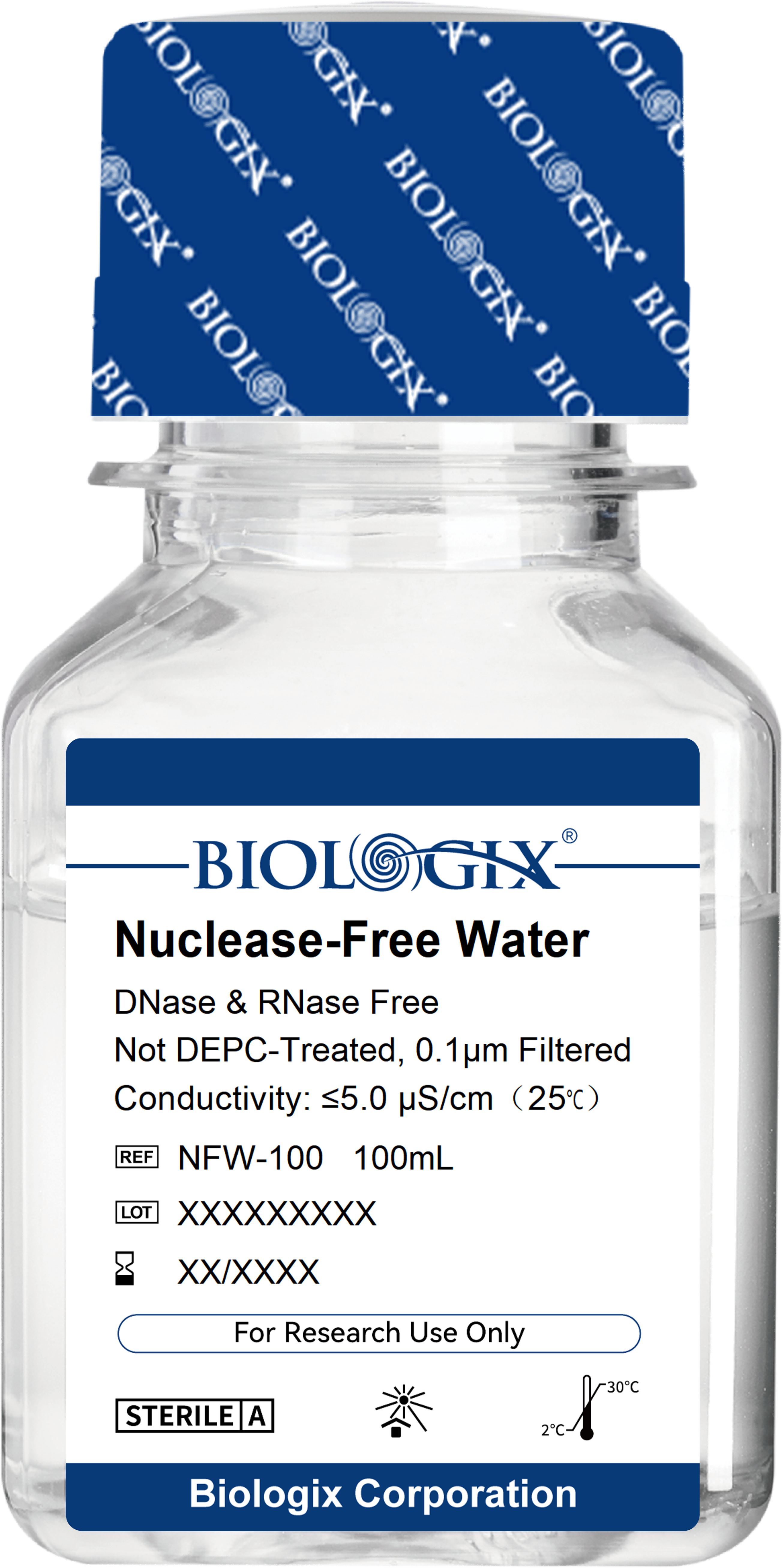 巴罗克-无酶无菌水，非DEPC处理，100mL/瓶，20瓶/箱