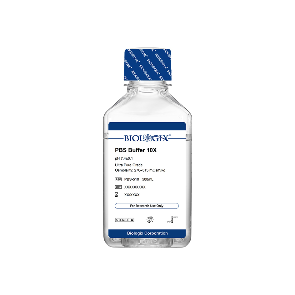 巴罗克-PBS缓冲液（10×），PH7.4，无菌，500ml/瓶，10瓶/箱