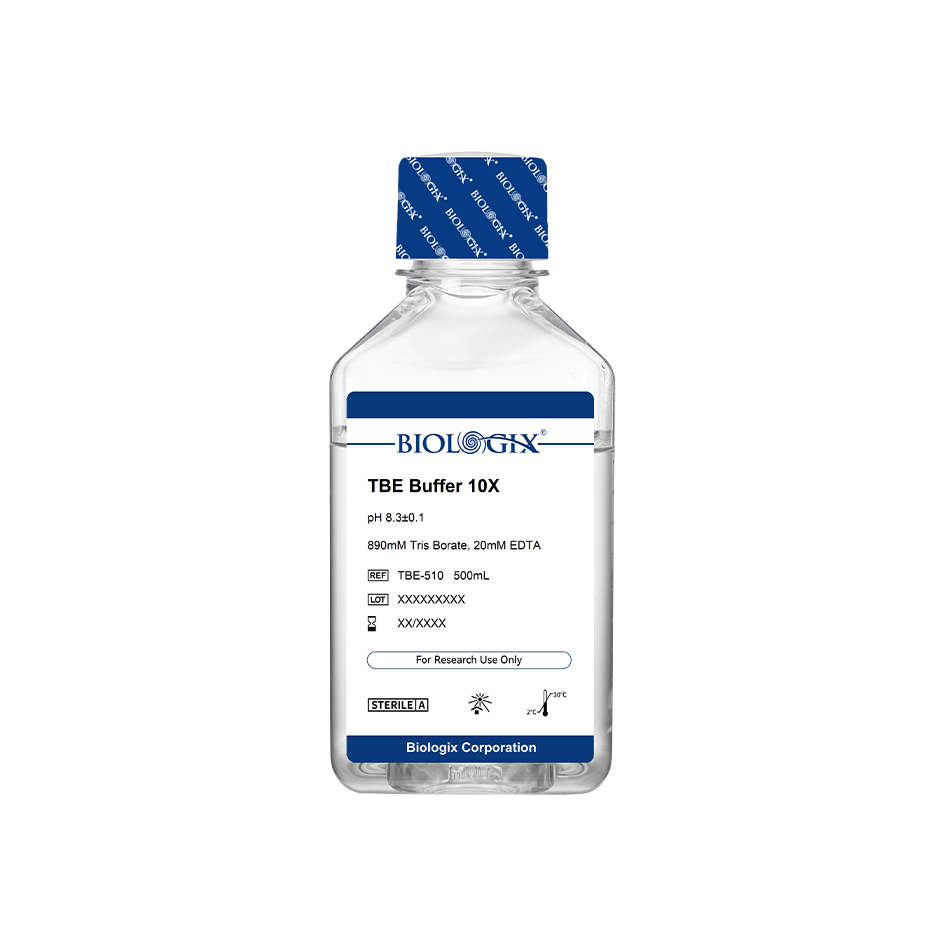 巴罗克-TBE 缓冲液（10×）,PH8.3±0.1，500mL/ 瓶，10 瓶/箱