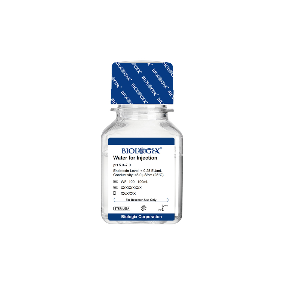 巴罗克-细胞培养注射用水，PH5.0-7.0，无菌，低内毒素，100mL/瓶，20瓶/箱