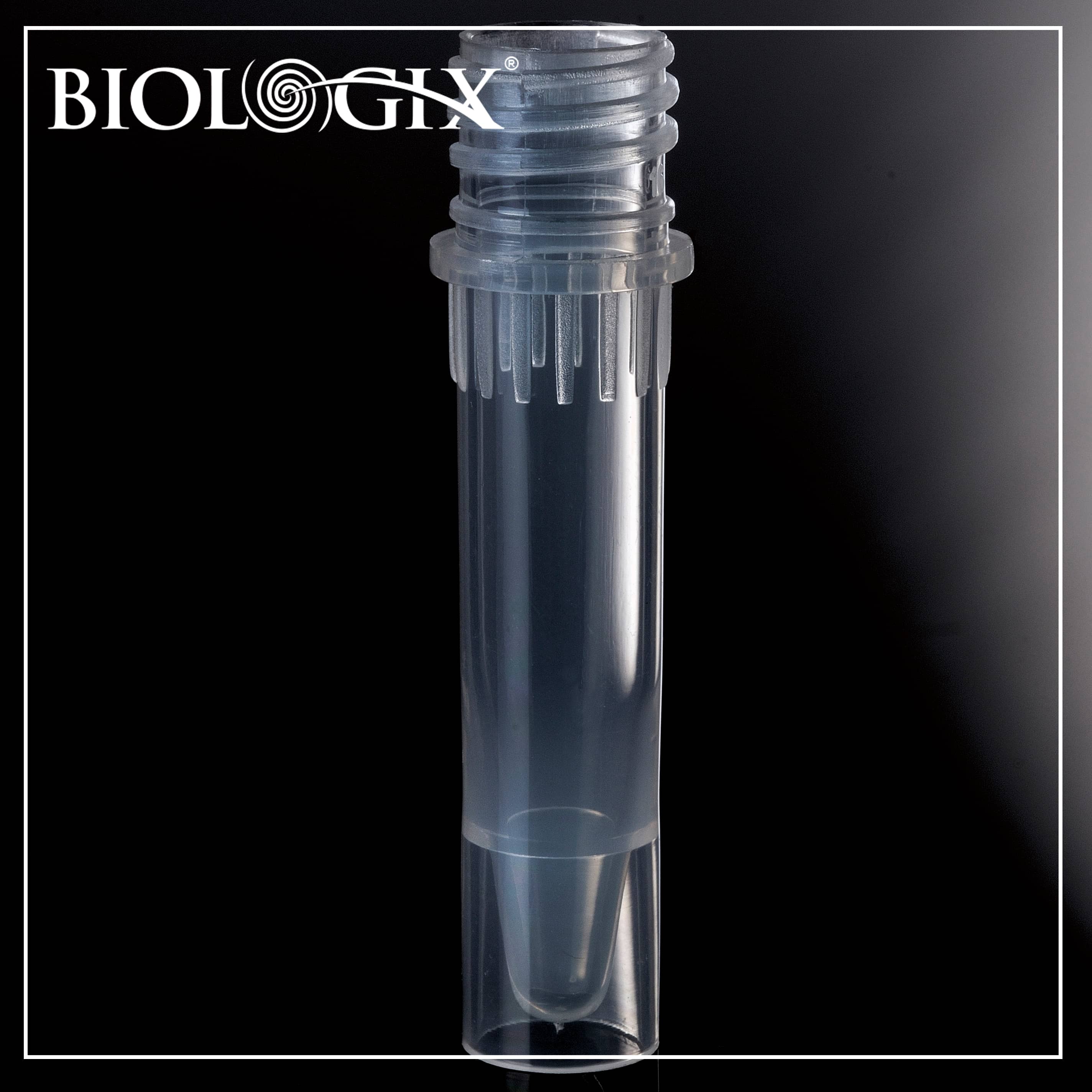 巴罗克-1.5ml螺口管（不含管盖），可站立，透明色，灭菌，500 个/袋, 10 袋/箱