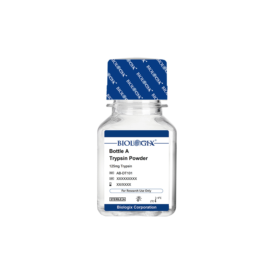 巴罗克-AB瓶0.25%胰蛋白酶-EDTA溶液，溶于D-Hanks' 液，含/不含酚红，2-8℃低温保存， 50ml/套，5套/盒，6盒/箱